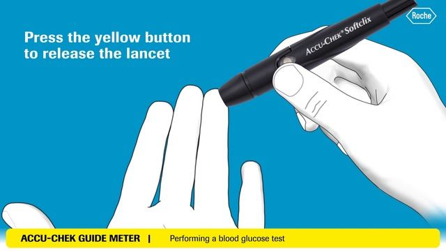 Accu-Chek Guide: How to test with Softclix mg/dL смотреть онлайн