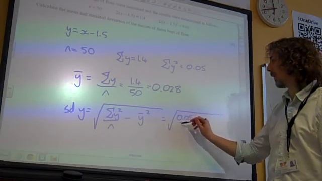 S1 Mean and Standard deviation OCR Summer 2012 q2 смотреть онлайн