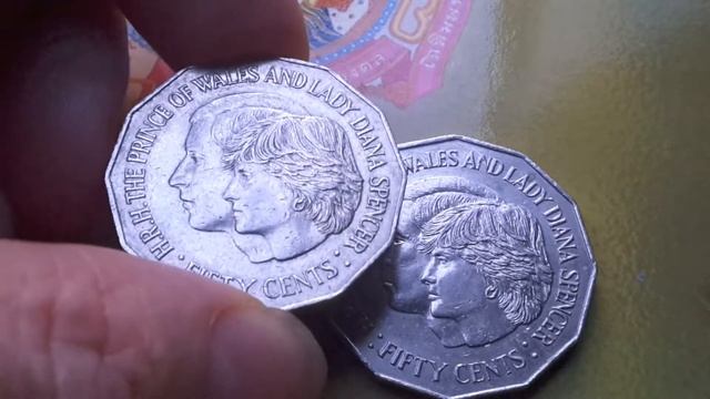 1981 Charles and Diana Wedding Australian 50 cent coin смотреть онлайн