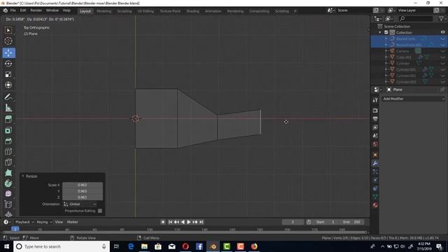 3d Modeling Tutorial Blender mixer in Blender 2.8 (Time Lapse) смотреть онлайн