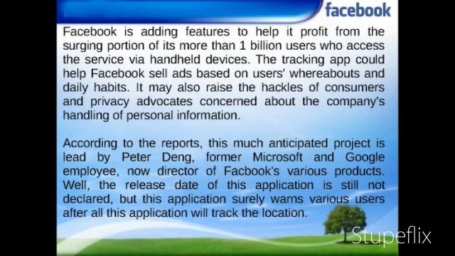 Facebook To Launch Mobile Location-Tracking App By Mid-March смотреть онлайн