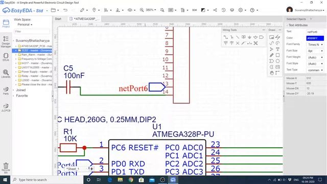 EASYEDA_Schematic_Design_ATMEGA328