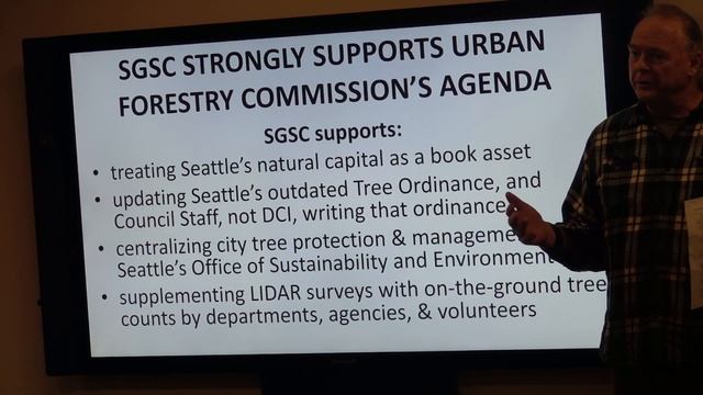 Seattle Green Spaces Coalition Briefing to Urban Forestry Commission 2019 смотреть онлайн