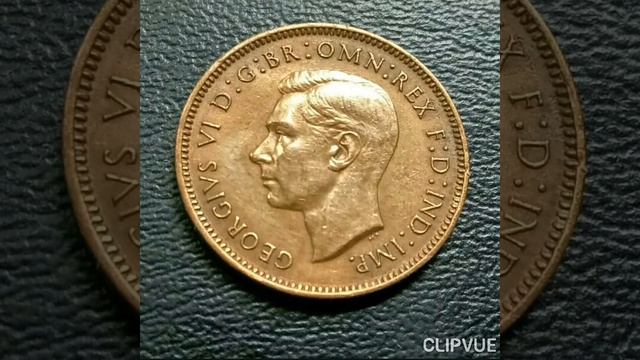 koin langka Farthing British inggriss King Georgivs detail bagus unique coin смотреть онлайн