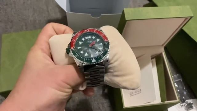 Gucci Dive Watch, 45mm AU$ 2,120 (Steel Bracelet) #Gucci #Dive #watch