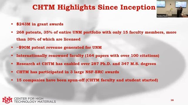 CHTM & UNM NanoFab Research and Capabilities смотреть онлайн