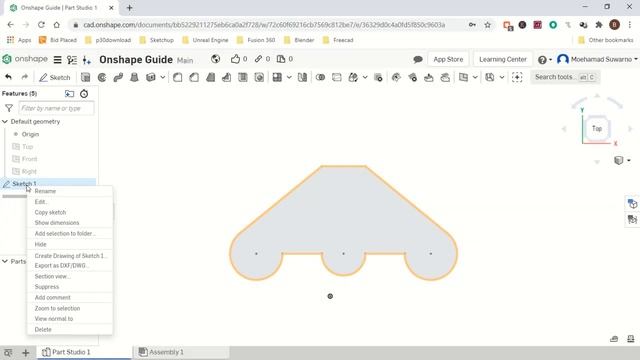 Onshape 3D Modeling Guide Tutorial For Beginner смотреть онлайн
