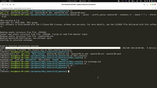 Anisotropic exchange and DMI calculation with TB2J-Wannier смотреть онлайн