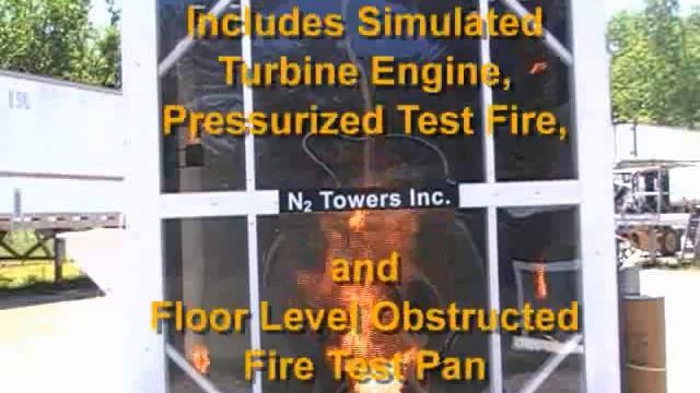 N2 Generator First Ever Fire Suppression Test (May 2009) смотреть онлайн