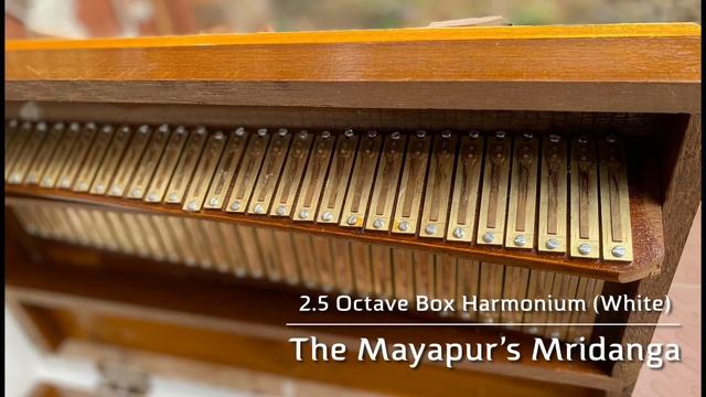 2.5 octave portable box Harmonium | White | Palitana Samrat | The Mayapur’s Mridanga смотреть онлайн