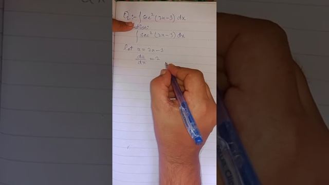 Integral sec^2(2x-3) l Integration l Basic calculus смотреть онлайн