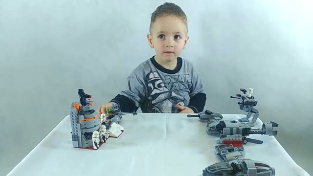 Играем в новинку LEGO Star Wars Defense of Crait. 75202 Защита Крайта смотреть онлайн