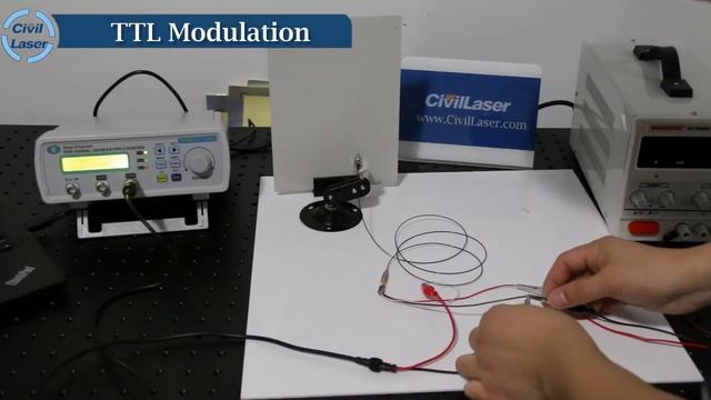 Red Pigtailed Laser with TTL Drive circuit смотреть онлайн