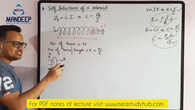 EMI 5.2 || Self Inductance of a Long Solenoid Derivation || 12 Physics || CBSE JEE NEET смотреть онлайн