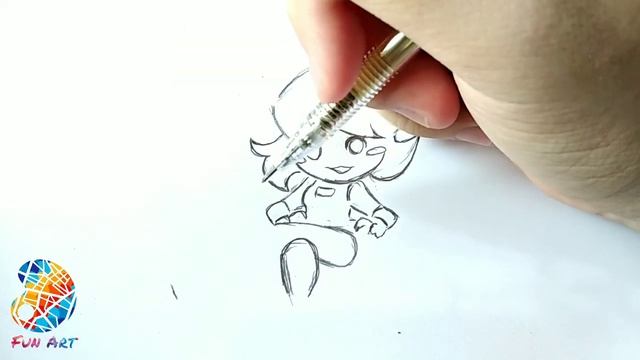 How to draw friday night funkin, How to draw friday night funkin characters, how to draw Girlfriend смотреть онлайн