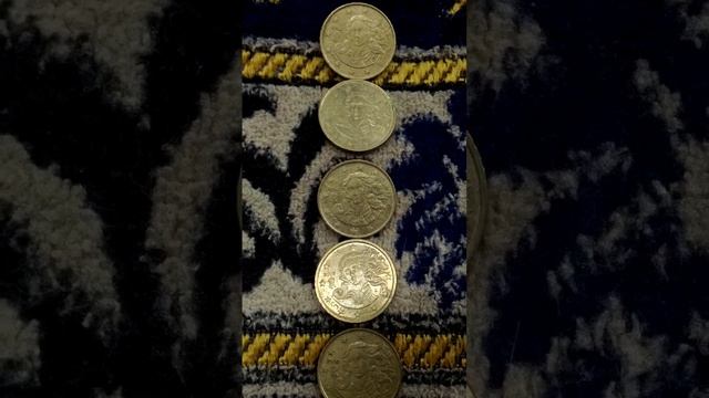 Lots of Italia Euro 10 Cent 2002(AH 1424) Currency Coins-03 смотреть онлайн