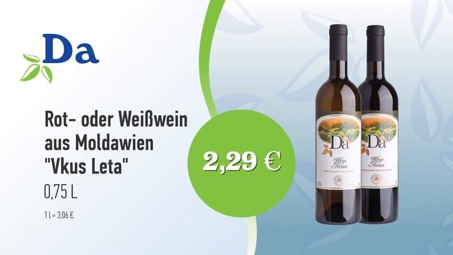 Rot- oder Weißwein aus Moldawien "Vkus Leta" // Top Angebote Mix Markt 11.10.-23.10.2021 смотреть онлайн