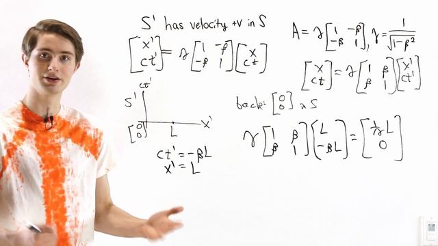 Length Contraction, Time Dilation, & Relativity of Simultaneity Using Lorentz Transformation смотреть онлайн
