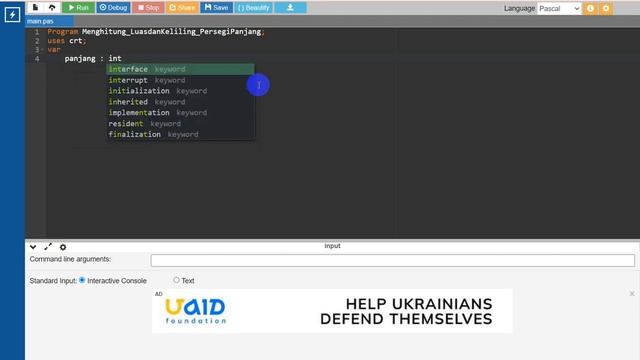 Pascal Online Compiler смотреть онлайн