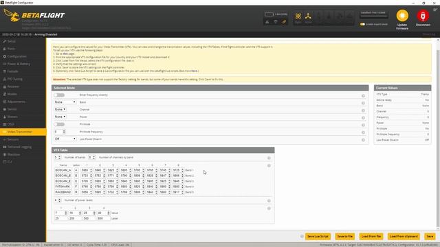 Betaflight VTX Table Upload Via CLI & VTX TAB смотреть онлайн