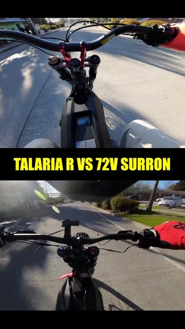Talaria Sting R vs 72v Surron смотреть онлайн