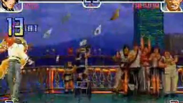 Kyo KOF 2002 combo 100 % 18 hits смотреть онлайн