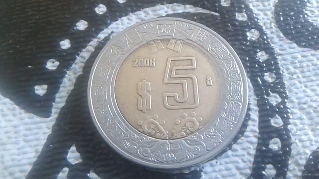 Rare Coin Peso Error United Mexican States $ 5 Pesos 2006 Coin Value смотреть онлайн