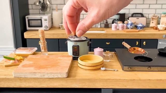食べられるミニチュア料理 #117【恵方巻】節分 Edible miniature cooking ASMR смотреть онлайн