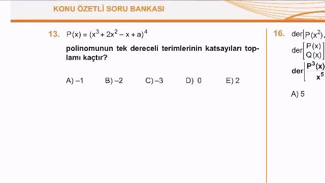 İZ YAYIN LAMBDA MODÜL 1POLİNOM 1-30çözümleri смотреть онлайн