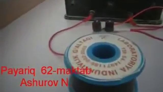 Fizika 8-sinf. Faradey Tajribasi.