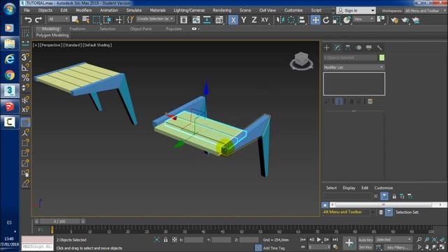 3DS Max -2- COPIAR- MOVER- ALINEAR смотреть онлайн
