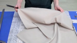 Базовый урок по пошиву портьеры на подкладке