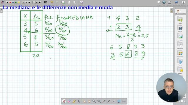 La mediana e il confronto con media e moda смотреть онлайн