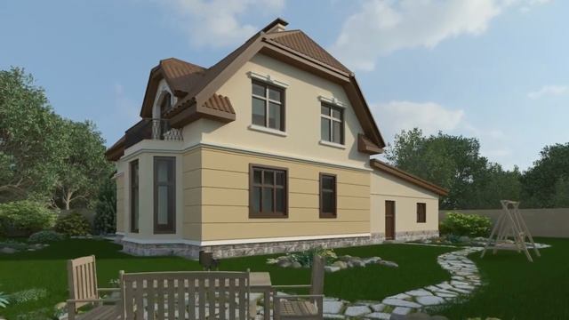 3D визуализация коттеджа смотреть онлайн