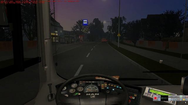 Omsi 2 - Fiktiv Szczecin V2.11 - Line 107 - Marcopolo Viale MAN 18.280 смотреть онлайн