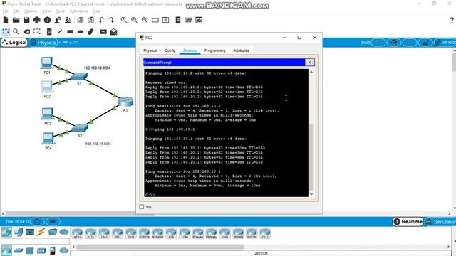 10.3.5 - Packet Tracer - Troubleshoot Default Gateway Issues смотреть онлайн