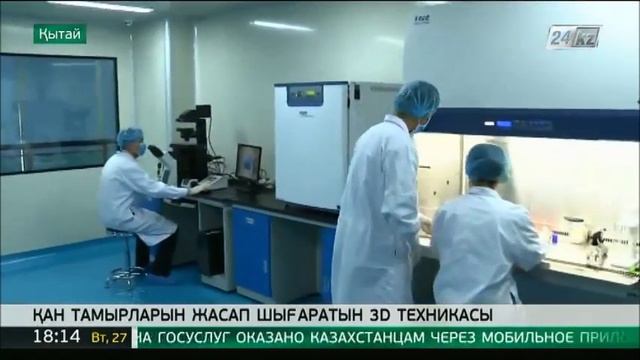 Қытай қан тамырларын жасап шығаратын 3D техникасын таныстырды смотреть онлайн