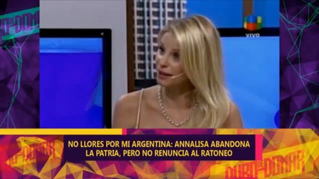 ANNALISA SANTI ABANDONA LA PATRIA PERO NO RENUNCIA AL RATONEO - 29-04-15 смотреть онлайн
