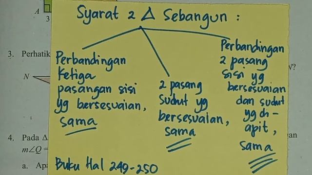 latihan 4.4 halaman 255 nomor 3, matematika kelas 9 bab 4, kesebangunan 2 segitiga смотреть онлайн