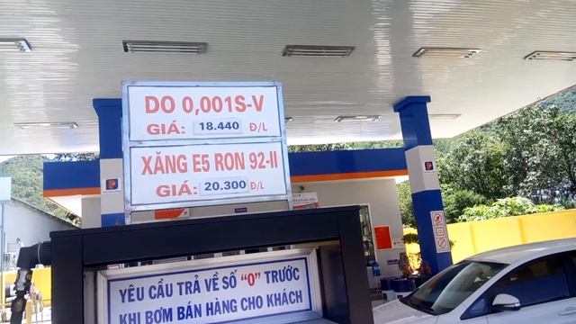 Цены на бензин на АЗС Нячанга. Сентябрь 2018. смотреть онлайн