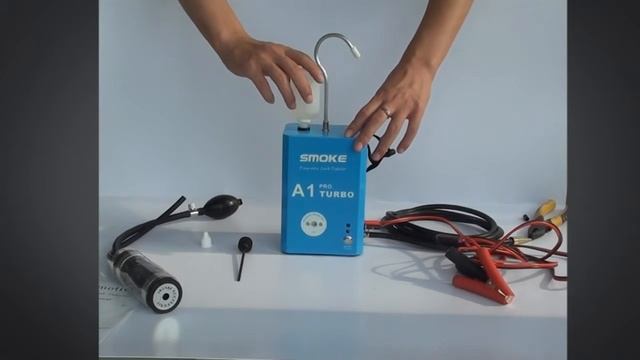 Smoke leak detector A1 Pro Turbo operation video смотреть онлайн