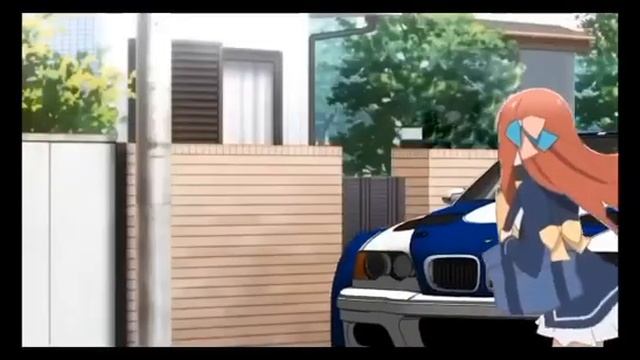 Anime Girl Gets Hit by BMW M3 GTR смотреть онлайн
