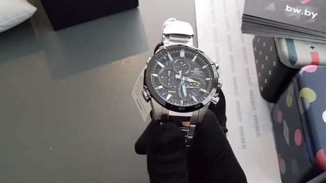 Часы мужские Casio EQB-501XDB-1A- обзор наручных часов смотреть онлайн