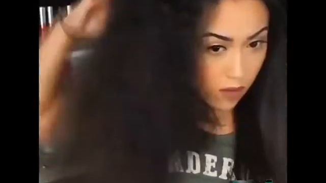 How to straighten natural hair ？#hairstraightener смотреть онлайн