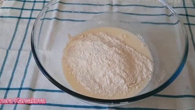 "Таңғы асқа өте дәмді, айран қосылған панкейктер"Панкейки. смотреть онлайн