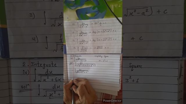2. Integrate: (iv) ∫ dx/√(x²+6x+10) int dx/sqrt(x²+6x+10) Antiderivative Calculus "MSI" NEB 12 💥🌻 смотреть онлайн