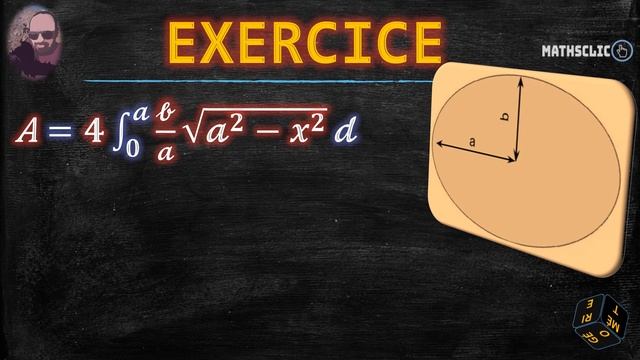 🔴MATHSCLIC EXERCICE - POST BAC | CALCUL DE L'AIRE LIMITÉE PAR UNE ELLIPSE смотреть онлайн
