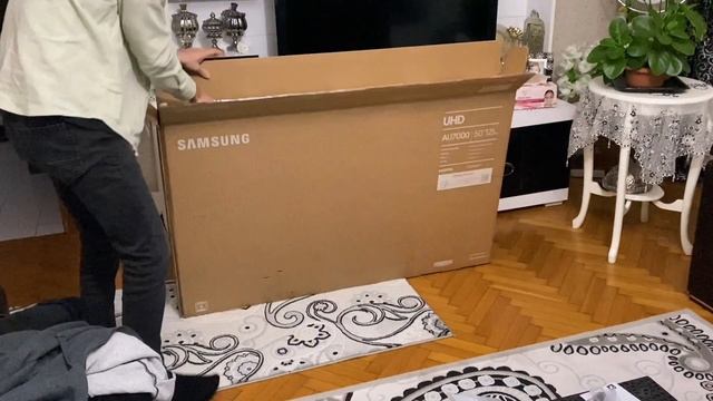 Samgung 50AU7000 50" inch 125 Ekran 4K Crystal UHD TV KUTU AÇILIŞI İNCELEME смотреть онлайн
