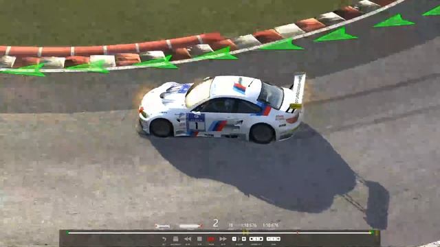 Assetto Corsa M3 GT2 drift смотреть онлайн