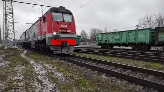 Тепловоз 2т25к🚂🚂🚂 #ржд #тепловоз2т25к #тепловоз смотреть онлайн
